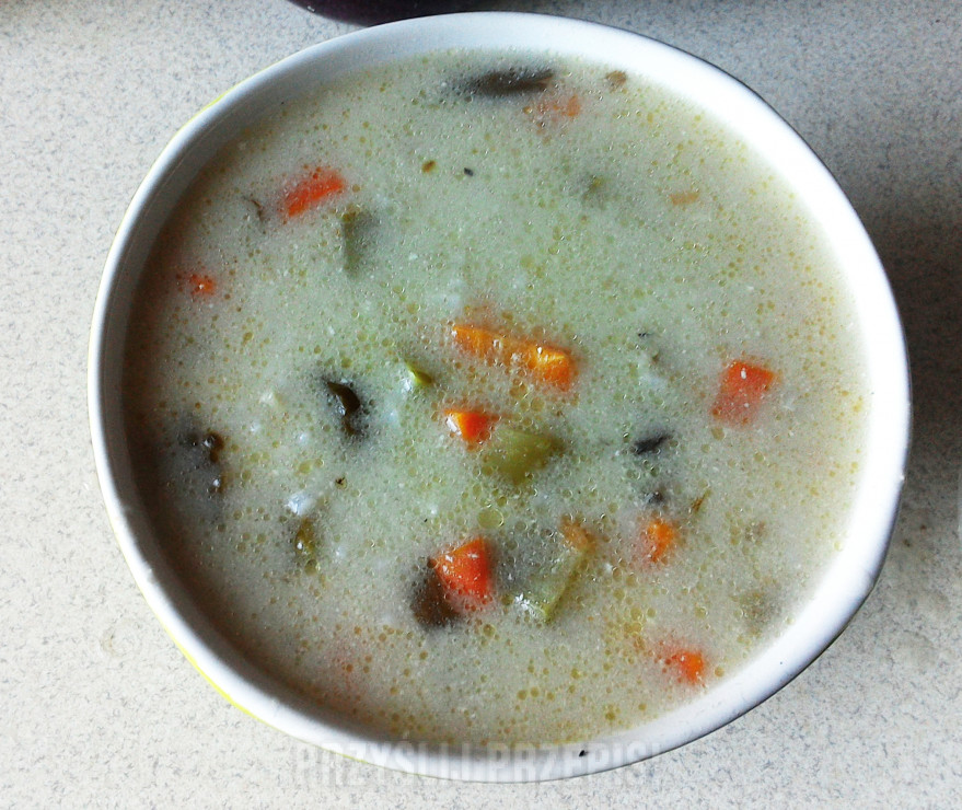 zupa ogórkowa na bogato wg Juchab