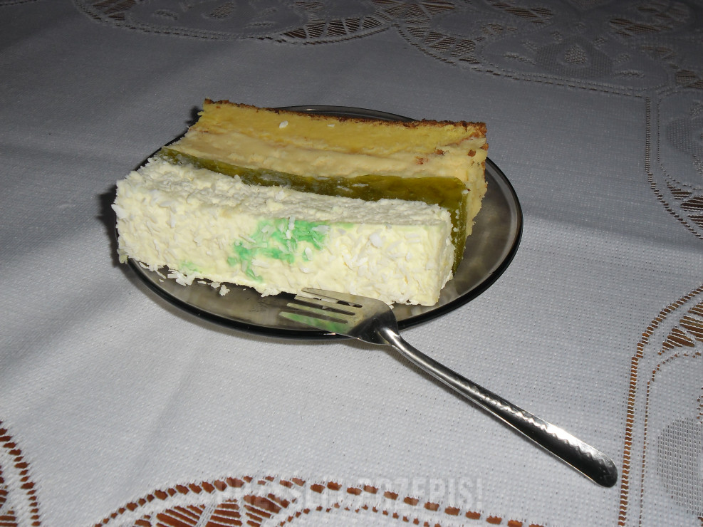 Ciasto tortowe - zielone jabłuszko