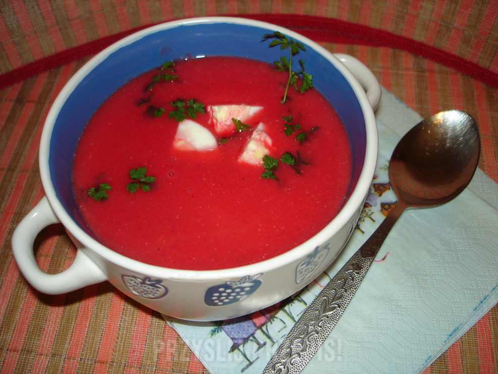 Zupa - krem buraczkowy