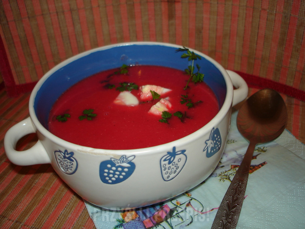 Zupa - krem buraczkowy