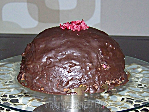 Bomba malinowo- czekoladowa