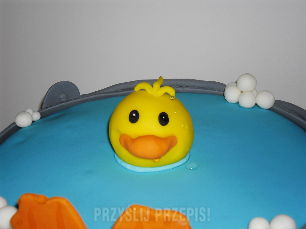 Tort kaczorek w kąpieli 