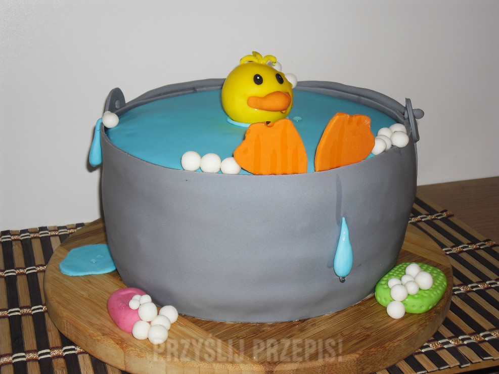 Tort kaczorek w kąpieli 