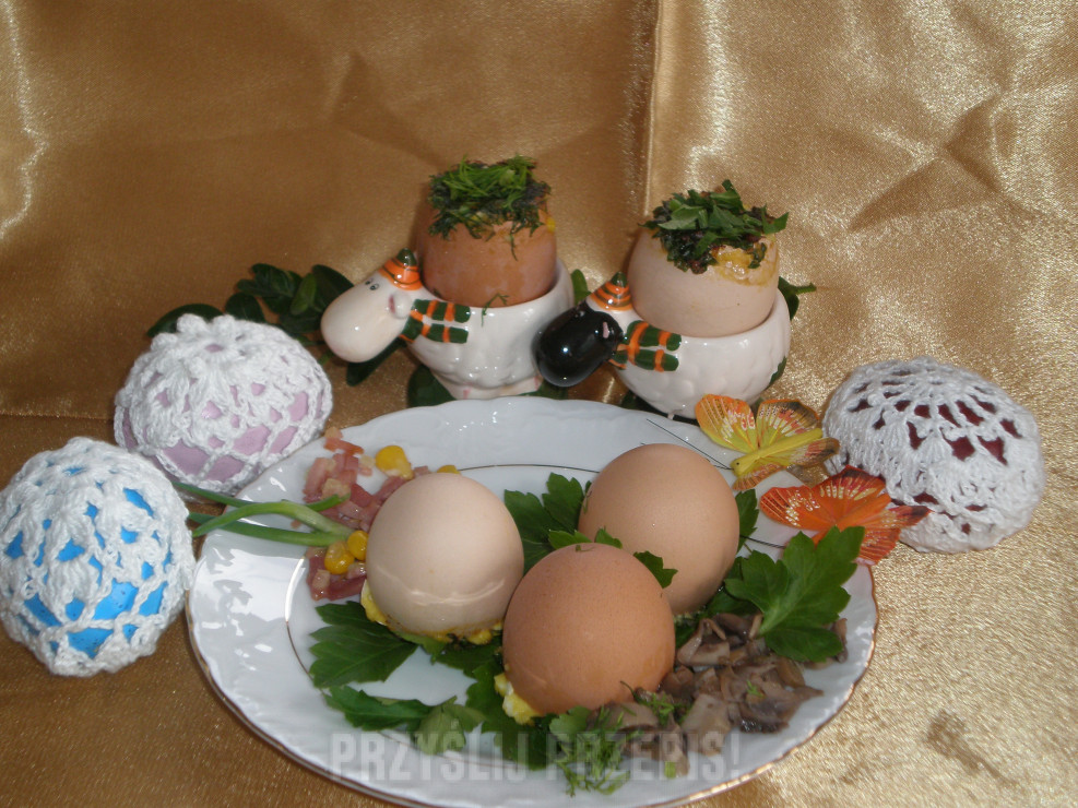 jaja faszerowane na Wielkanocne śniadanie i nie tylko :)