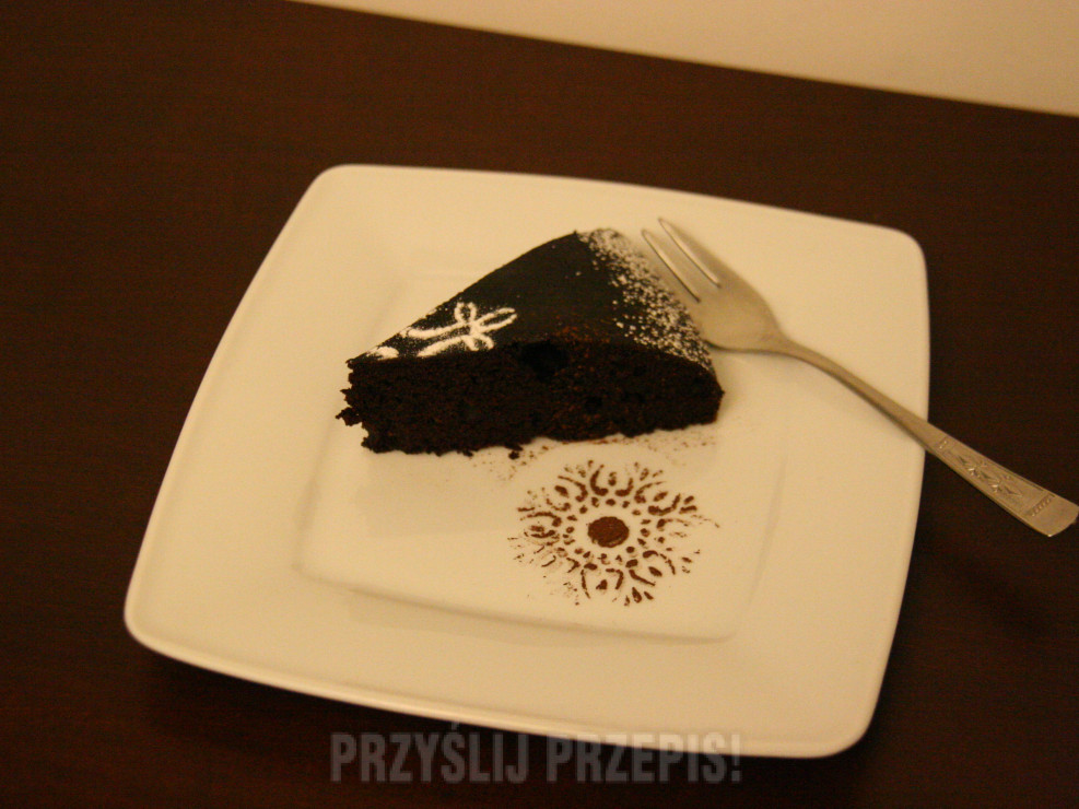 Bardzo kakaowe ciasto czekoladowe