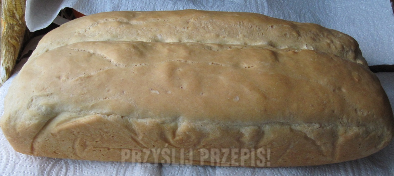 chleb robiony w większej formie niż podana w przepisie