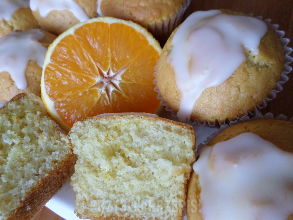 Muffinki pomarańczowo - waniliowe