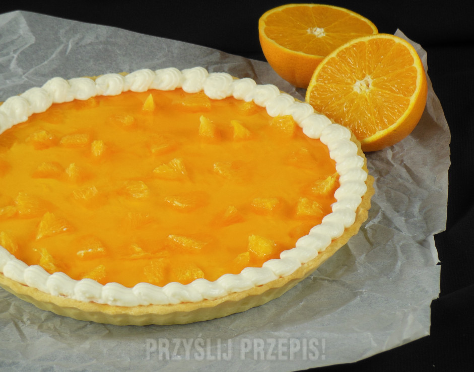 Tarta pomarańczowa z kremem 