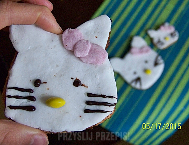 Pełnoziarniste ciasteczka Hello Kitty