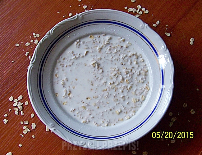 Zupa mleczna z płatkami owsianymi