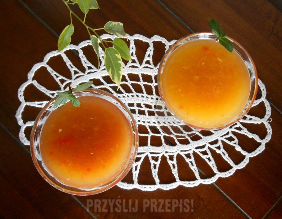 Koktajl truskawkowo - pomarańczowy