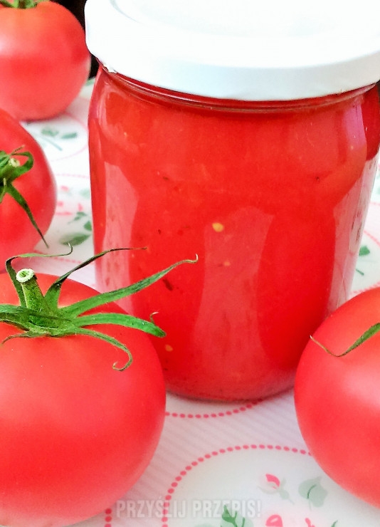Przecier pomidorowy z bazylią