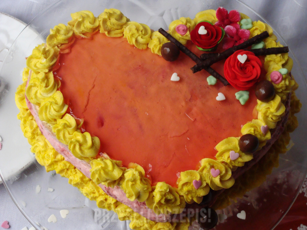 tort dla zakochanych 