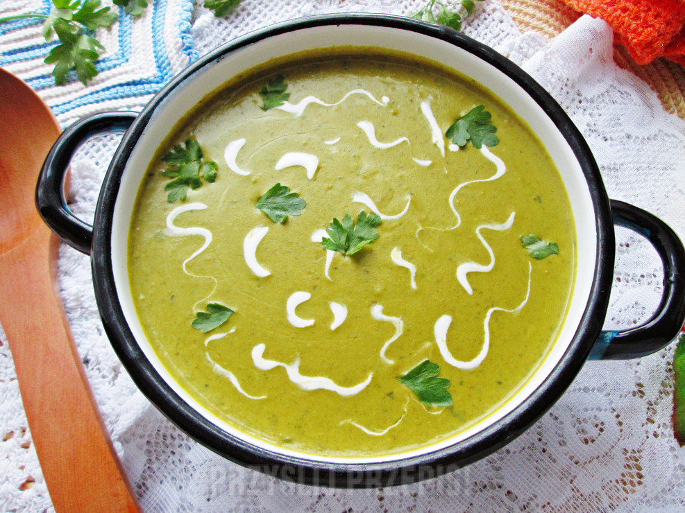 Zupa krem na zielono