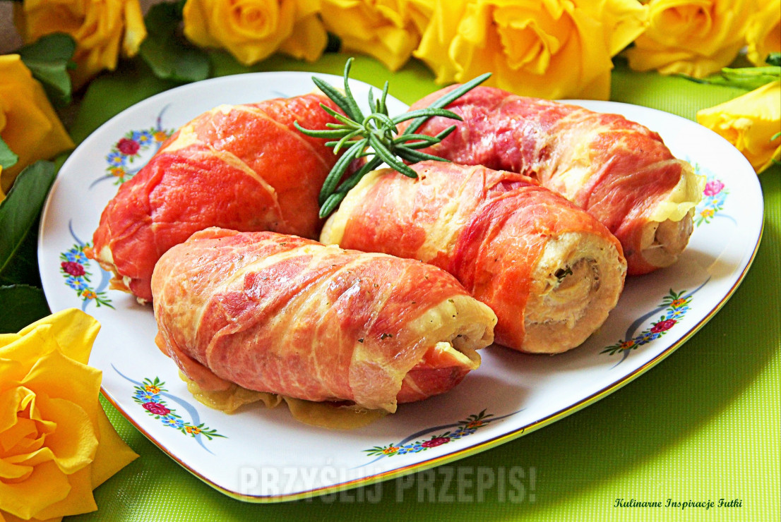 Roladki z marchewką w prosciutto