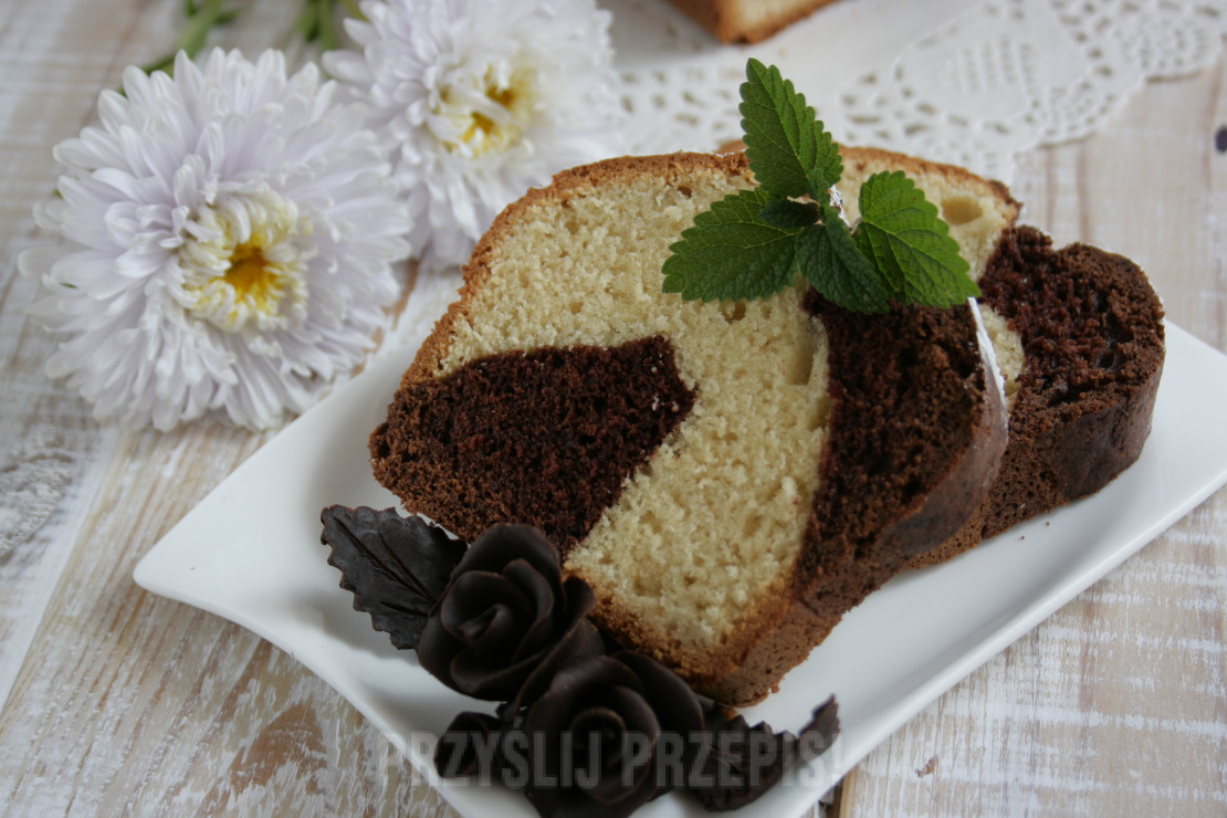 Ciasto czekoladowo - pistacjowe