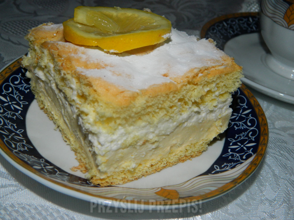 Ciasto cytrynowo- śmietanowe