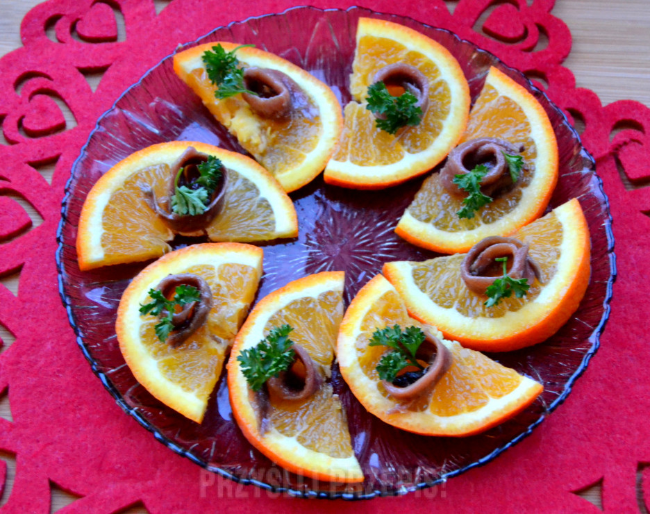 Antipasto di arance czyli pyszna przekąska z anchois  