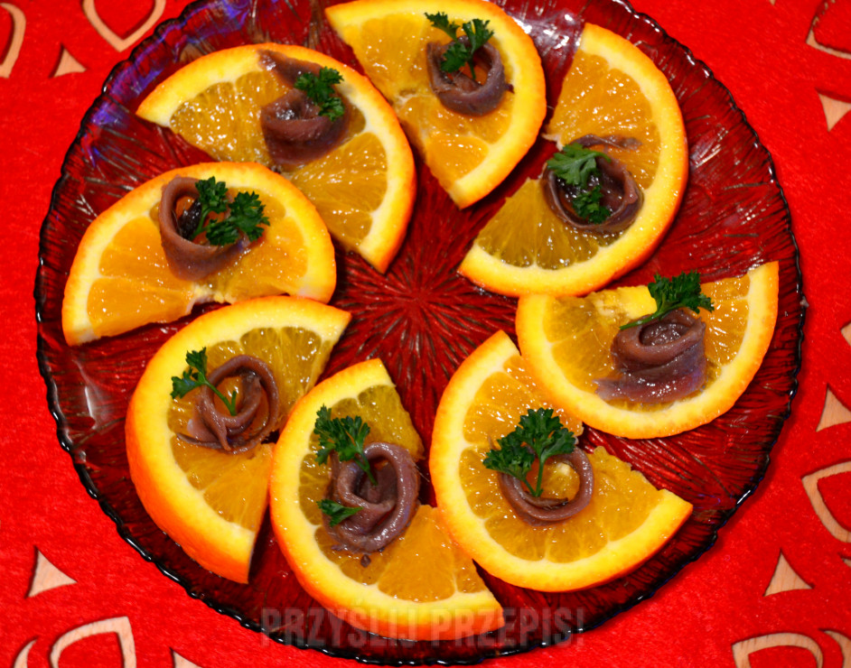 Antipasto di arance czyli pyszna przekąska z anchois  