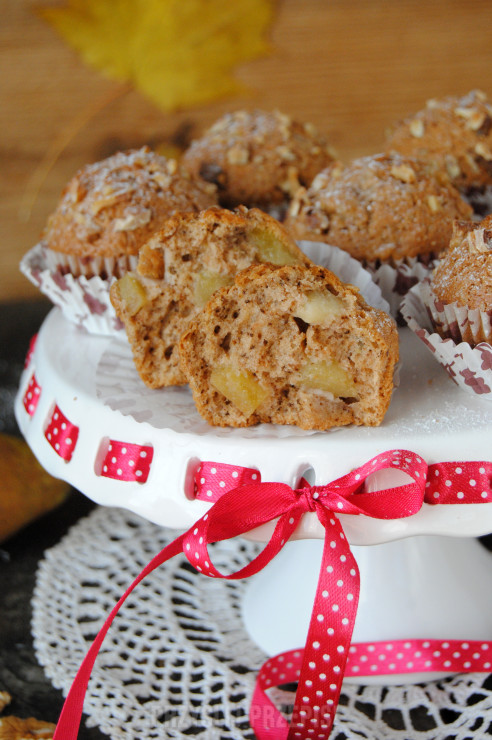 muffinki z gruszką