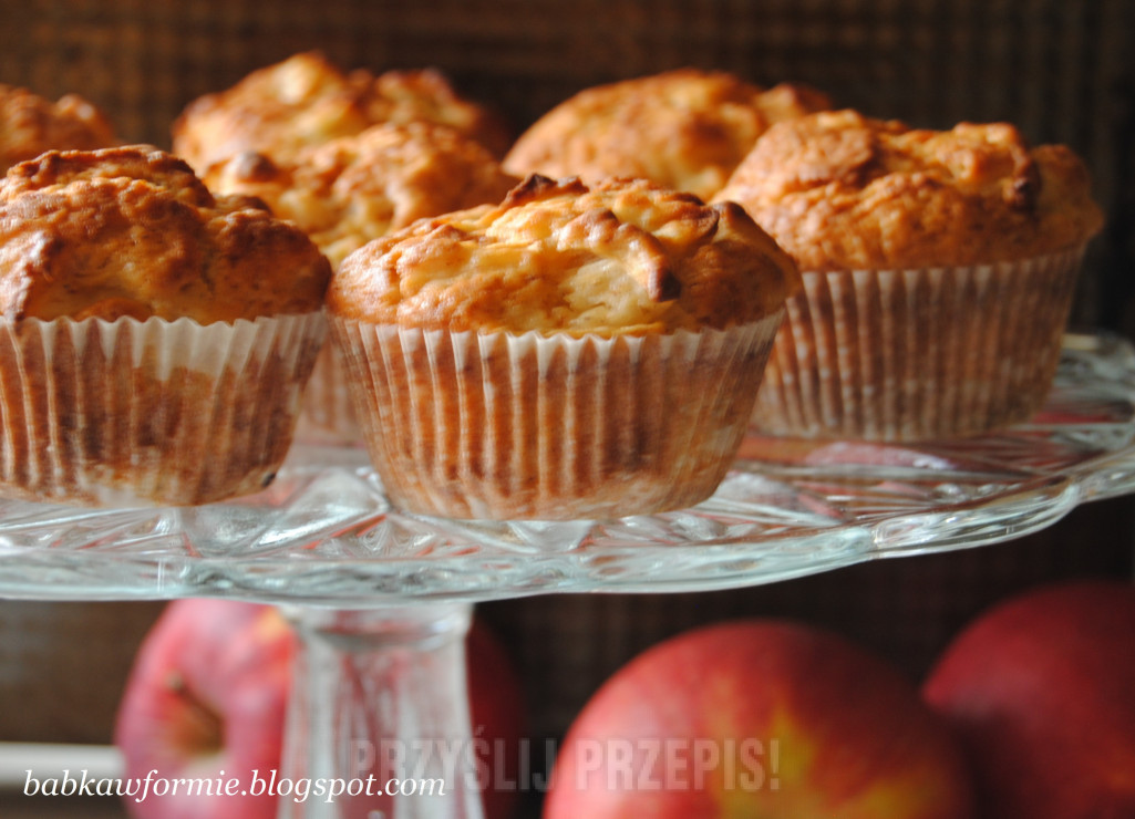 muffiny cynamonowe z jabłkami