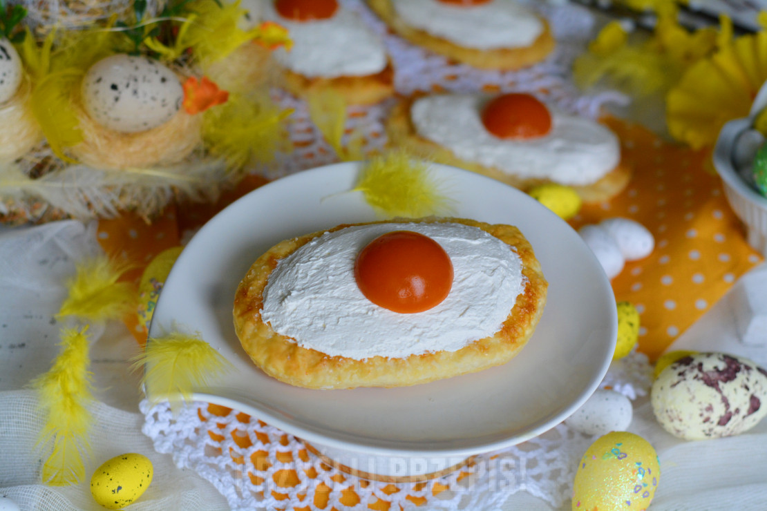 Wielkanocne ciasteczka czyli jajka sadzone na słodko