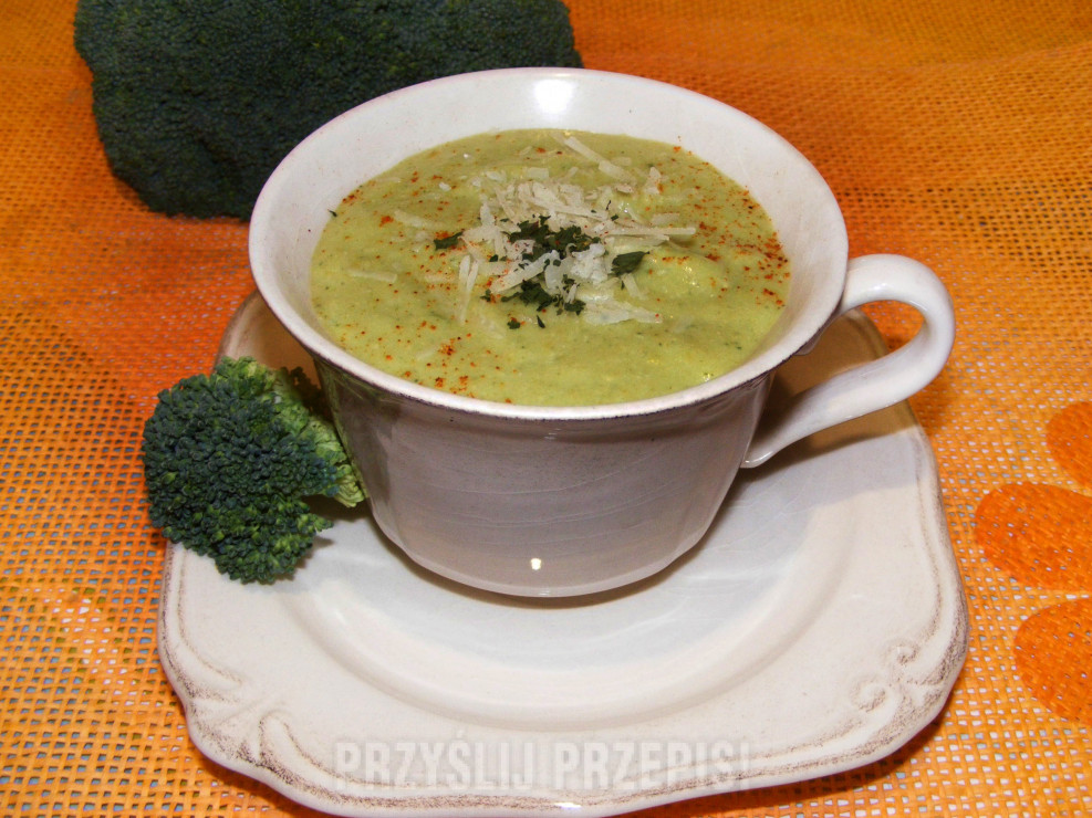Kremowa zupa ziemniaczano- brokułowa