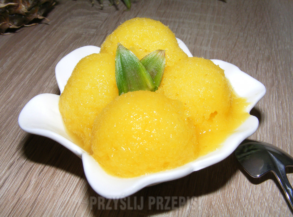 Sorbet mango ananas