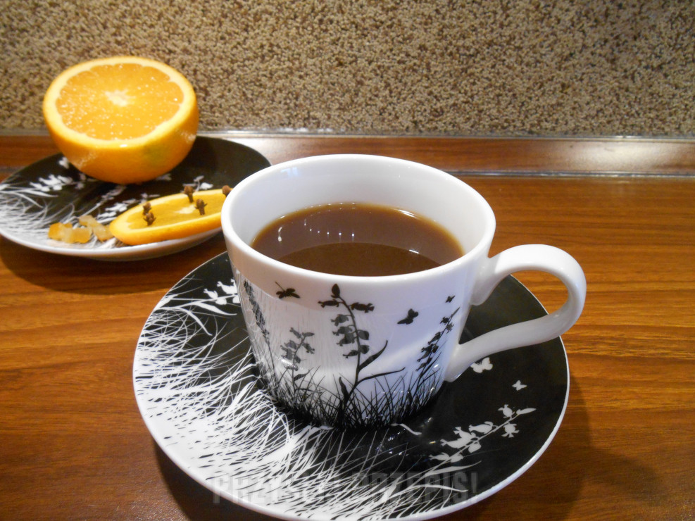 Kawa korzenna z pomarańczą