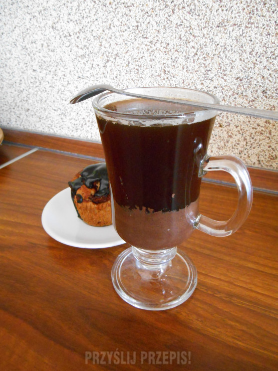 Kawa z czekoladą na gorąco