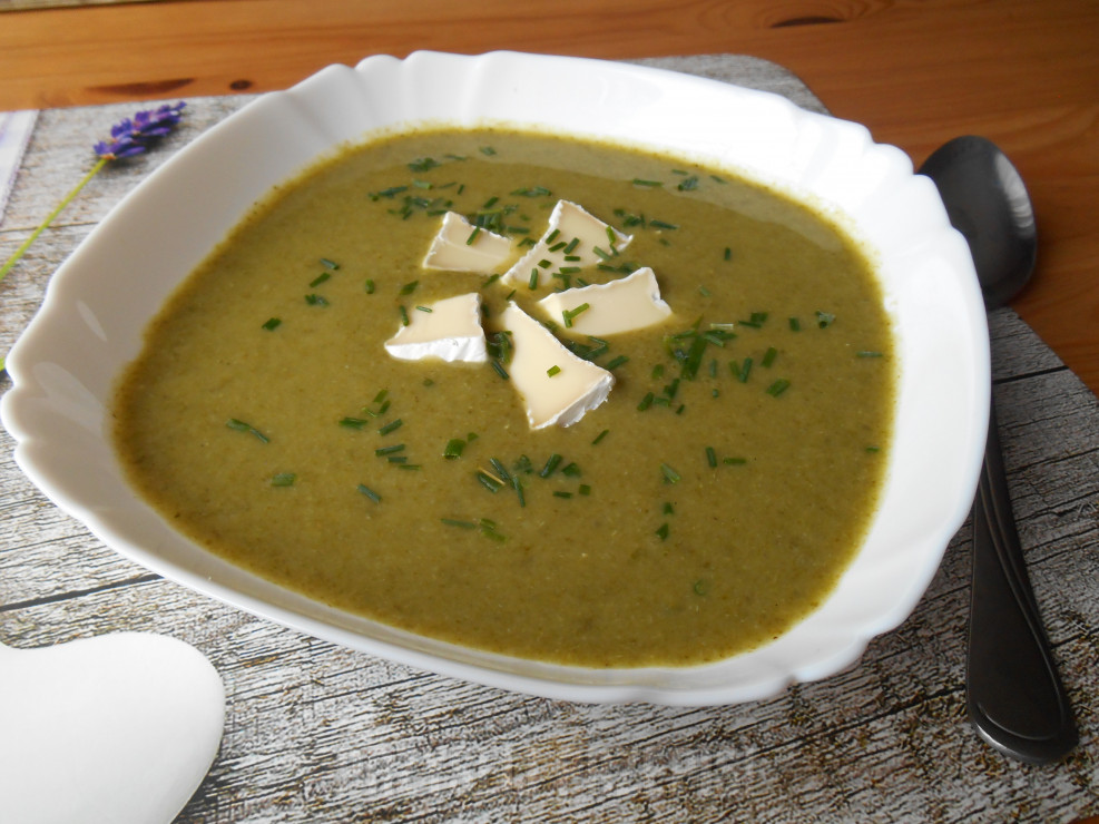 Zupa krem z brokułu i szpinaku