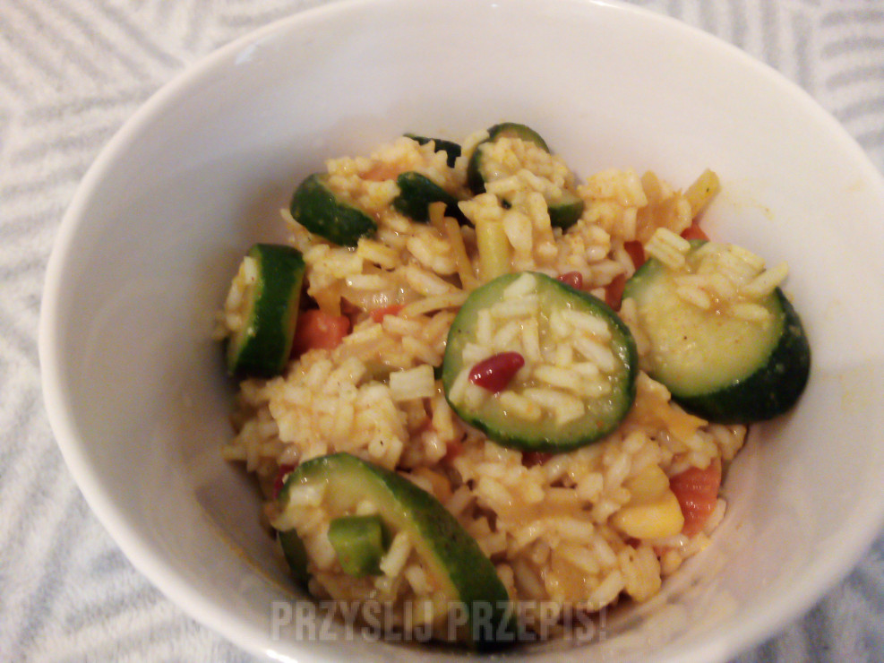 Szybki ryż z warzywami