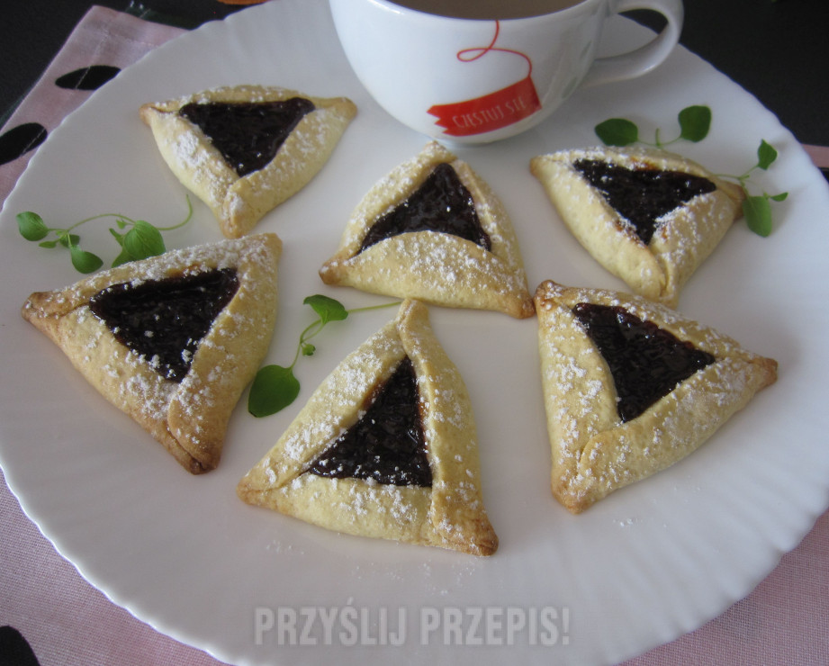 Hamantaschen - żydowskie ciasteczka z powidłami śliwkowymi