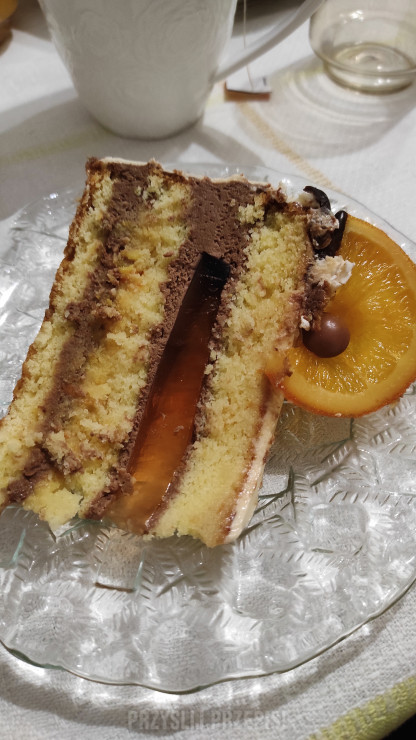 Tort pomarańczowo-czekoladowy