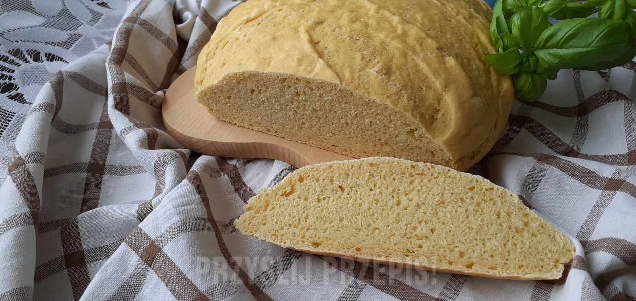 Chleb pszenno- kukurydziany ( na krupczatce,nocne wyrastanie)