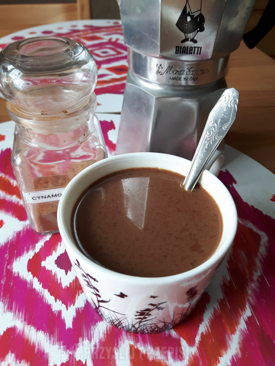 Kawa z czekoladą i cynamonem wg monikaT83